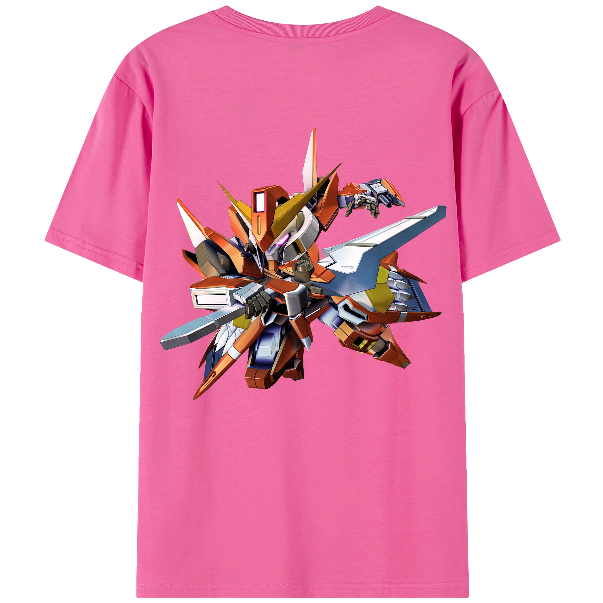 （画像用） 機動戦士ガンダム Mobile Suit Gundam レディース半袖Tシャツ(バックプリント)
